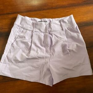 EXPRESS Tailored Shorts Lilac